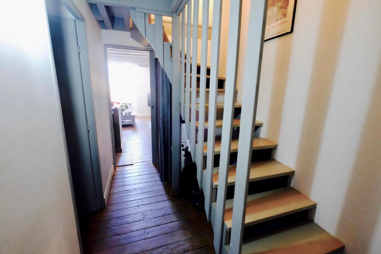 Superbe T3 Duplex Parking Prive Gratuit Sur Place Bordeaux Dış mekan fotoğraf